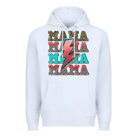 White racing mama mama mama Premium Hoodie - AdoDesignShop