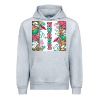 Heather Grey nurse Urban Hoodie - Zillion Design Studio