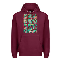 Burgundy mama mama mama mama Premium Hoodie - Zillion Design Studio