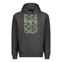 Charcoal Heather mama mama mama mama Premium Hoodie - Zillion Design Studio