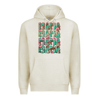 Oatmeal Heather mama mama mama mama Premium Hoodie - Zillion Design Studio