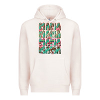 Pale Pink mama mama mama mama Premium Hoodie - Zillion Design Studio