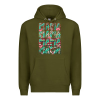 Army Green mama mama mama mama Premium Hoodie - Zillion Design Studio