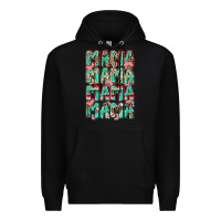 Black mama mama mama mama Premium Hoodie - Zillion Design Studio