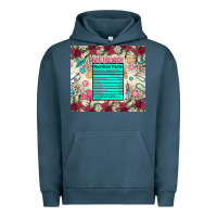 Pigment Midnight Navy nurse nutrition facts Urban Hoodie - Zillion Design Studio