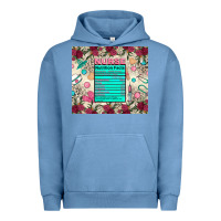 Pigment Pebble Blue nurse nutrition facts Urban Hoodie - Zillion Design Studio