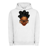 Pigment Lunar Rock afro woman with bantu knots Urban Hoodie - texasbilliewilder