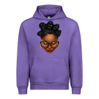 Tulip afro woman with bantu knots Urban Hoodie - texasbilliewilder