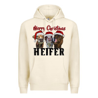 Tofu merry christmas heifer Premium Hoodie - RanaPortraitStore