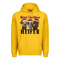 Lemon merry christmas heifer Premium Hoodie - RanaPortraitStore