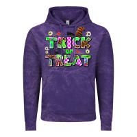 Cloud Purple trıck or treat Vintage Hoodie - AdoDesignShop