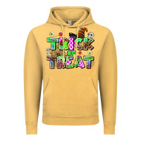 Vintage Mustard trıck or treat Vintage Hoodie - AdoDesignShop