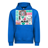 Cobalt nurse life Urban Hoodie - Zillion Design Studio
