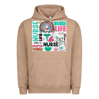 Pigment Burro nurse life Urban Hoodie - Zillion Design Studio