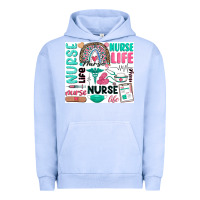 Pigment Grape Ice nurse life Urban Hoodie - Zillion Design Studio