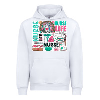 White nurse life Urban Hoodie - Zillion Design Studio