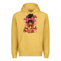 Antique Gold one loved cna afro messy bun Premium Hoodie - texasbilliewilder