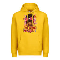 Lemon one loved cna afro messy bun Premium Hoodie - texasbilliewilder
