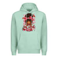Seafoam one loved cna afro messy bun Premium Hoodie - texasbilliewilder