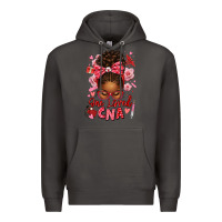 Smoke one loved cna afro messy bun Premium Hoodie - texasbilliewilder