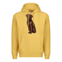 Antique Gold labrador retriever Premium Hoodie - RanaPortraitStore