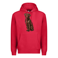 Cardinal labrador retriever Premium Hoodie - RanaPortraitStore