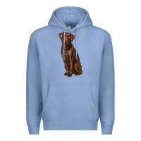 Colony Blue labrador retriever Premium Hoodie - RanaPortraitStore