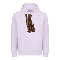 Lilac labrador retriever Premium Hoodie - RanaPortraitStore