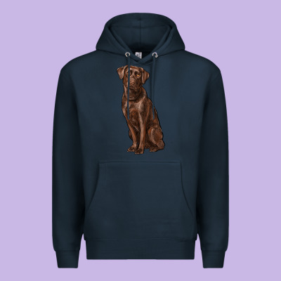 Labrador Retriever Premium Hoodie Designed By Ranaportraitstore