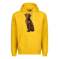 Lemon labrador retriever Premium Hoodie - RanaPortraitStore