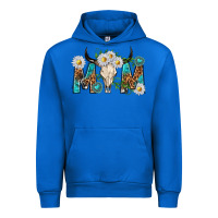 Cobalt mom with bull skull Urban Hoodie - texasbilliewilder