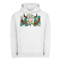 Pigment Lunar Rock mom with bull skull Urban Hoodie - texasbilliewilder