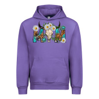 Tulip mom with bull skull Urban Hoodie - texasbilliewilder