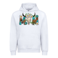 White mom with bull skull Urban Hoodie - texasbilliewilder