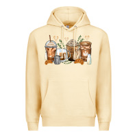 Pina Colada latte coffee cups Premium Hoodie - Zillion Design Studio