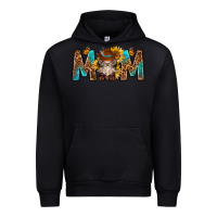 Black mom with bull skull Urban Hoodie - texasbilliewilder