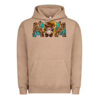 Pigment Burro mom with bull skull Urban Hoodie - texasbilliewilder