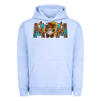 Pigment Grape Ice mom with bull skull Urban Hoodie - texasbilliewilder
