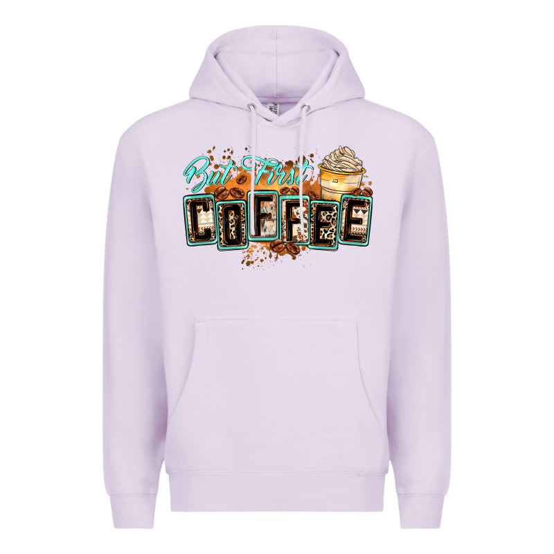 But First Coffee Premium Hoodie by Zillion Design Studio | Teevron