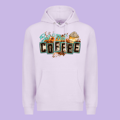 But First Coffee Premium Hoodie Designed By Zillion Design Studio
