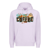 Lilac but first coffee Premium Hoodie - Zillion Design Studio