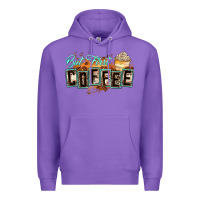 Purple but first coffee Premium Hoodie - Zillion Design Studio