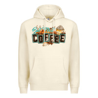 Sandshell but first coffee Premium Hoodie - Zillion Design Studio