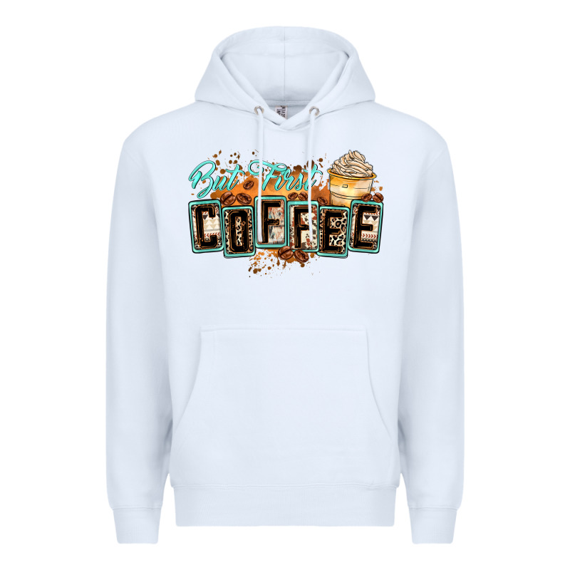 But First Coffee Premium Hoodie by Zillion Design Studio | Teevron