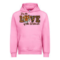 Fuchsia Pink love of the wildcats Urban Hoodie - RanaPortraitStore