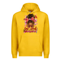 Lemon one loved supervisor afro messy bun Premium Hoodie - texasbilliewilder