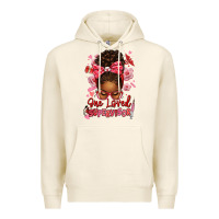 Tofu one loved supervisor afro messy bun Premium Hoodie - texasbilliewilder