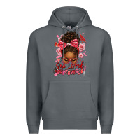 Rock one loved supervisor afro messy bun Premium Hoodie - texasbilliewilder