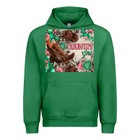 Emerald country girl Urban Hoodie - Zillion Design Studio
