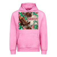 Fuchsia Pink country girl Urban Hoodie - Zillion Design Studio